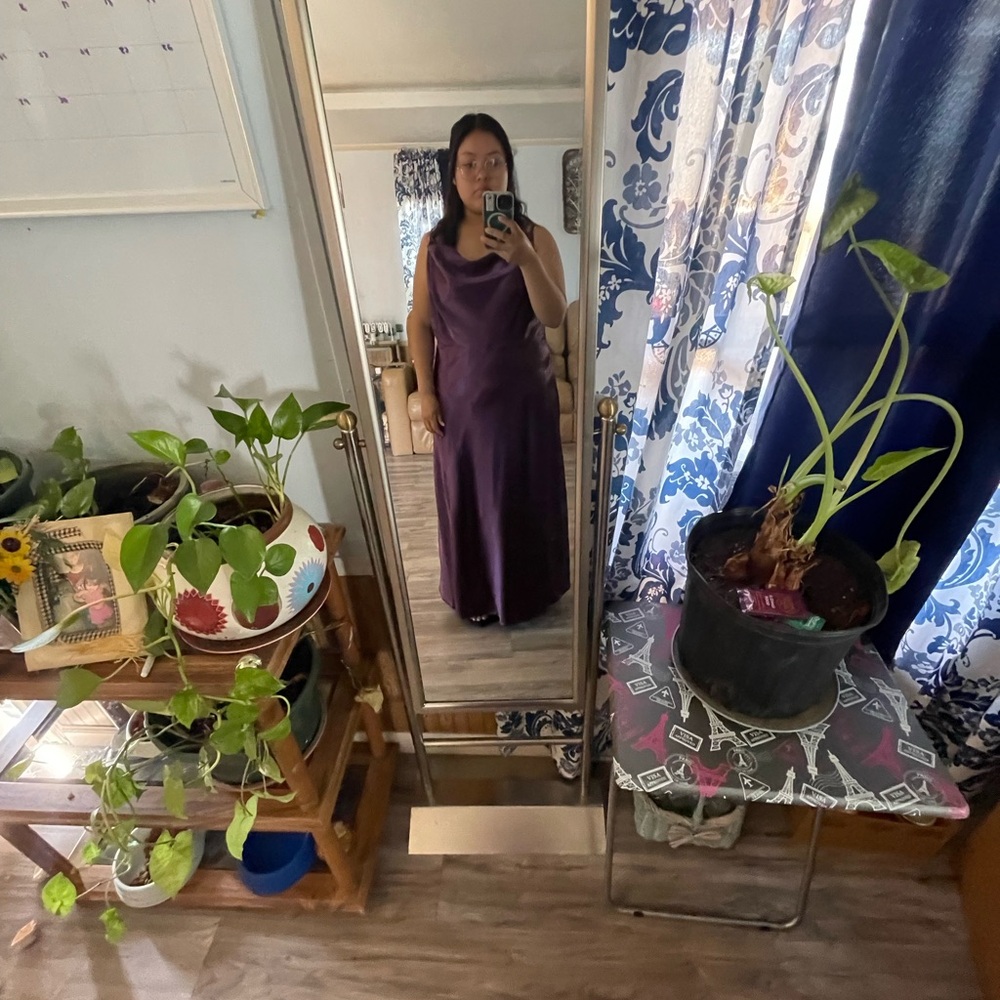 Elegant Purple Maxi Dress
